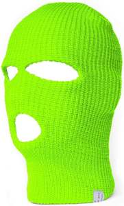 Cagoule avec logo brodé au design personnalisé Cagoule de moto 3 trous en tricot intégral pour le ski Mak Bonnet Cagoule Masque de ski - Product Image 6