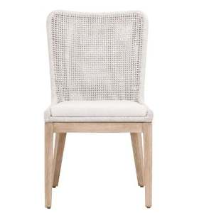 Silla de comedor de estilo nórdico de primera calidad con textura de madera natural y cojín para ambientes de comedor modernos y elegantes - Product Image 2