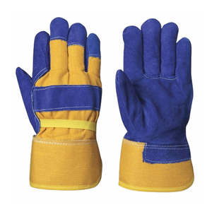 2025 OEM Split Gris Cuir Travail Industriel Gants De Soudage Double Paume Anti-Coupure Protection Anti-Chimique Résistant À La Déchirure - Product Image 6