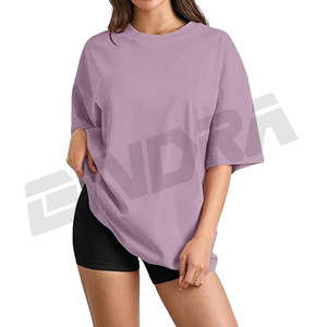 2025 mode surdimensionné t-shirt pour femmes décontracté chic à manches courtes haut confortable coupe ample à la mode streetwear quotidien bureau porter chaud - Product Image 2