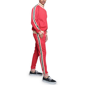 Jogger chándal sudadera 2 piezas hombres conjuntos de ropa desgaste chándal algodón Jogging chándal hombres correr deporte - Product Image 3
