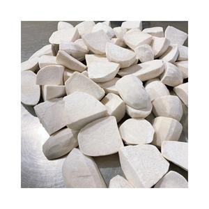 VEINE VIOLET TARO CONGELÉE-TARO VEIN JAUNE CONGELÉE AVEC DEMI-COUPE DE FORME PERSONNALISÉE/TRANCHES/CUBES-LEGUMES CONGELÉS DE TOP FOURNISSEUR - Product Image 2