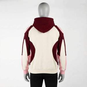 Mens Color Block Pullover <b>Hoodie</b> Oversized Hooded Sweatshirt Cotton Fleece Casual Long Sleeve Streetwear <b>Hoodie</b> - Product Image 5