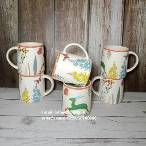 แก้วเซรามิคเปลี่ยนสีได้พร้อมดีไซน์ไวต่อความร้อนถ้วยชาพอร์ซเลนสองชั้นสำหรับใช้ในชีวิตประจำวัน - Product Image 1