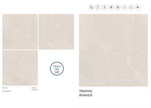 Carreaux de porcelaine rustique mat durable 1200x1200 Carrelage de sol indien robuste pour salon bureau hôtel exporté intérieur - Product Image 2