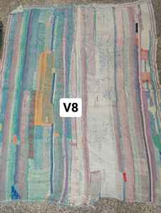 Kantha Réversible Fait Main 100% Coton Cousu à la Main Kantha Durable Kantha Traditionnel Vintage Fabriqué à la Main Boho Chic Kantha - Product Image 2