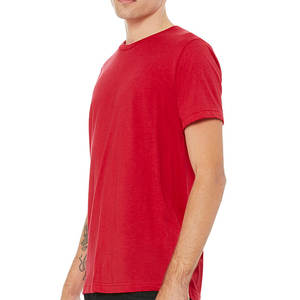 BELLA + CANVAS Unisex Heather CVC Camiseta de manga corta BC3001CVC XS Heather Red Camisetas para hombre - Product Image 2