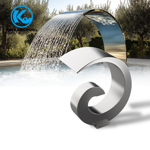 Fuente artificial de cascada para piscina, fuente de cascada para jardín al aire libre, fuente de cascada para interior - Product Image 1