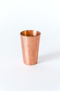 Vidrio de cobre puro hecho a mano para agua potable con diseño antiguo martillado para beneficios de salud ayurvédicos uso diario - Product Image 6
