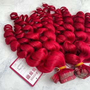 Luxe 100% Cuticule Aligné Vietnamien Remy Extension de Cheveux Corps Ondulé Bande Rouge 40cs Double Dessiné Grade a Remy Cheveux - Product Image 2
