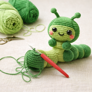 Kit per Principianti per Realizzare Bambole Animali all'Uncinetto con Filato di Cotone, Personalizzabile, con Tutorial Dettagliato - Product Image 4