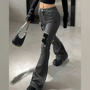 Haute qualité Design Premium femmes pantalons évasés Offre Spéciale d'usine bas prix robuste respirant séchage rapide femmes pantalons évasés - Product Image 3