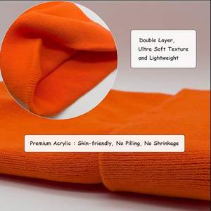 Bonnets en laine tricotée de haute qualité, bonnets d'hiver de qualité supérieure, bonnets chauds et tendance - Product Image 2