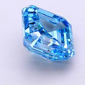 2,5 quilates Asscher Shape Lab Grown Diamond Fancy Vivid Blue Color VS1 Claridad Diamantes sueltos para la fabricación de joyas - Product Image 3