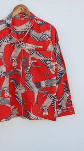 Pijama Estampado Gato, Pj's Algodón Puro, Conjunto de Pijama, Algodón Indio, Ropa de Noche, Traje de Noche Algodón Suave-Regalo para ella - Product Image 3