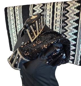 Chemise Western Show pour femme avec tapis de selle | Rodeo Bling Outfit - Product Image 3
