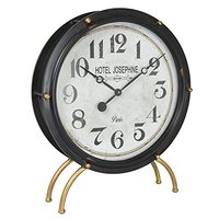 Horloge de table en forme de pomme dorée de luxe avec nouvelle horloge de bureau en métal pour la décoration de table à la maison