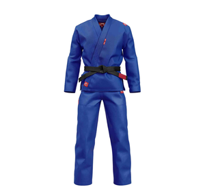 เครื่องแบบ Jiu Jitsu ผ้าฝ้ายสีขาวมีแผ่นปะติดปรับแต่งได้สำหรับผู้ใหญ่ชุดฝึกคาราเต้ MMA สี100% ดีไซน์ล่าสุด - Product Image 2