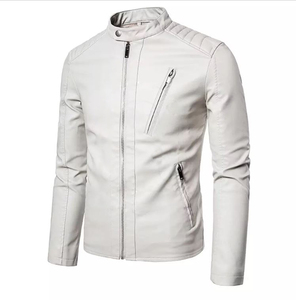 Meilleure veste en cuir pour hommes veste en cuir respirante de qualité supérieure pour hommes nouvelle marque élégante vente en gros de haute qualité - Product Image 4