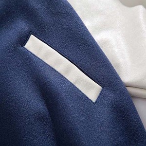 Women's & Men's Coated Canvas Reversible Customizable Varsity <b>Baseball</b> <b>Bomber</b> <b>Jacket</b> Casual Letterman College Style - Product Image 5