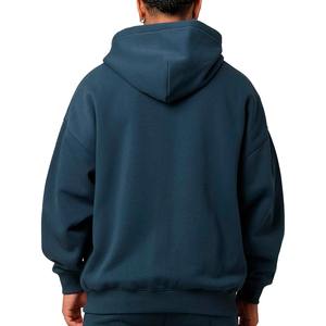 Men's Cotton <b>Full</b> <b>Zip</b> up Hoodies Casual Pullover <b>Sweatshirts</b> with Printed Pattern Training for Spring Season - Product Image 4