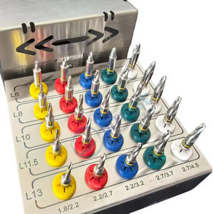 Kit de Implantes Dentales Manuales de Acero Inoxidable de 25 Piezas, Brocas Cónicas, Tope, Herramientas Quirúrgicas de Perforación Ósea de Alta Precisión, Certificación CE - Product Image 2