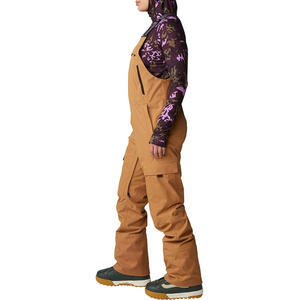 Bavettes de ski personnalisées pour femmes, pantalons de snowboard isolés, imperméables et respirants avec service OEM ODM et option d'impression de logo - Product Image 5