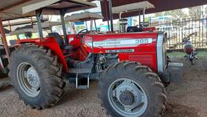 รถแทรกเตอร์มือสองสีแดง รุ่น Massey Ferguson 385 ขับเคลื่อน 4 ล้อ สำหรับงานเกษตรกรรม - Product Image 6