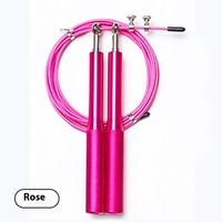 Corde à sauter lestée ROEGADYN personnalisée pour le sport, avec poignée en acier et roulement à billes pour l'entraînement physique