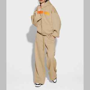 ชุดวอร์ม2ชิ้นสำหรับออกกำลังกายและวิ่งของผู้หญิงทรงหลวมระบายอากาศได้ดีมาใหม่ - Product Image 3