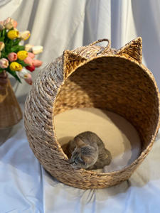 Caliente nueva llegada gato ecológico hogar hecho a mano plegable ratán multifunción cestas de almacenamiento para estilo comodidad sostenibilidad - Product Image 6