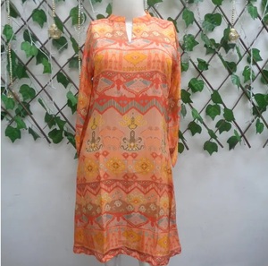 Sleek Digital Printed Clothing Long Tunic <b>Kurti</b> for Women's Everyday and Occasional Wear Options From India - Product Image 1