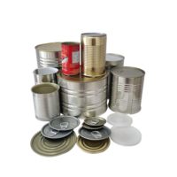 Boîte cylindrique en fer blanc du Vietnam 300D, emballage métallique de haute qualité, impression couleur personnalisée, pour thon, aliments pour bébés, bonbons, gelée, lait, snacks