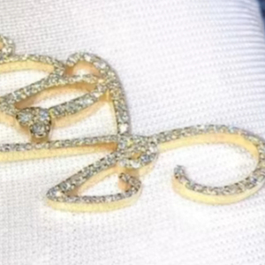 Colgante personalizado de Plata de Ley 925 colgante de diamante HIP HOP colgante de diamante Moissanite - Product Image 3