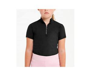 เสื้อขี่ม้าแขนสั้นมีซิปสำหรับเด็ก,เสื้อนักขี่ม้าแบบเป็นชั้น - Product Image 2