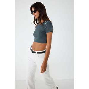 Blusa Corta de Manga Corta - Product Image 4