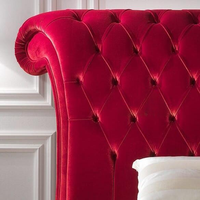 Juego de Dormitorio Kalina de Lujo Moderno en Madera de Teca, Cama King Size Sólida, Cómoda y Espaciosa, Ideal para Recién Casados
