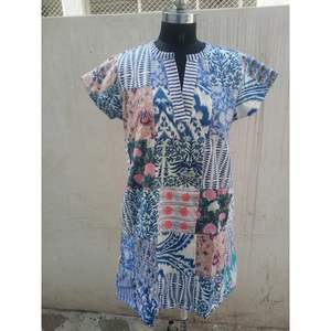 Vestido top de retazos para mujer, conjuntos para mujer - Product Image 5