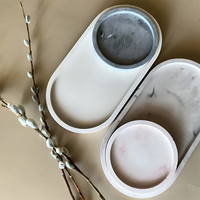 MOHOM-Pot de fleurs en ciment, personnalisé, fait à la main, design moderne, nouveau pour la décoration de la maison et du jardin
