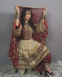 2025 Premium qualité moderne imprimé fleuri Afghan Vintage robes femmes respirant Polyester vêtements traditionnels quantité en vrac - Product Image 4