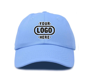 Performance Unstructured 6 Panel Baseball Hats Curved Brim Velcro Custom Logo Solid Blank Sport Dad Caps OEM ODM For Casual Wear - Product Image 2