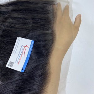 Producto superior Cabello vietnamita Cierre de encaje recto Frontal Todos los tamaños 100% Cabello virgen humano para extensiones de cabello Pelucas disponibles - Product Image 1