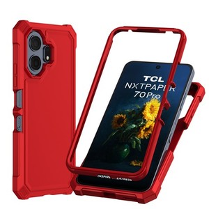 ทีซีแอล เอ็นเอ็กซ์เทเปเปอร์ 70 โปรเคส TPU แบบหนาเคลือบสีพร้อมกรอบพีซีสีแดง - Product Image 1