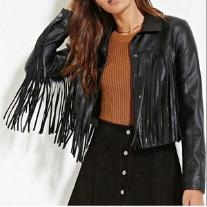 Quality Price Premium Quality Custom Design Adult Size Women Fringe <b>Jacket</b> <b>Western</b> <b>Jacket</b> women Ladies Leather <b>Jacket</b> For Women - Product Image 1
