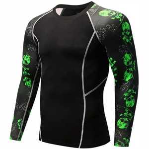 Usine directe sublimée Jiu Jitsu Rash Guards Concevez votre propre Rash Guard personnalisé Logo de surf à manches courtes MMA BJJ - Product Image 3