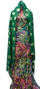 Ensemble de robe de mariée somalienne en soie 100% tissée, unie, écologique, luxueuse et traditionnelle pour filles - Product Image 6