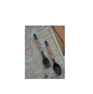 Cuillère et fourchette en bois de mangue, nouveaux ustensiles de cuisine, nouveau set de couverts, personnalisable, meilleur prix - Product Image 3