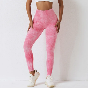 Leggings de sport pour femmes 2026, décontractés, taille haute, effet push-up, sans couture, respirants, solides, pour le yoga, le fitness, l'entraînement, longueur mi-longue - Product Image 6