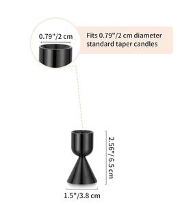 Bougeoir chauffe-plat noir fait à la main qualité supérieure éclairage décor bougeoir conception symétrique arrivée chaude - Product Image 3