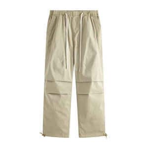 กางเกงวอร์มผ้าฝ้ายแท้ 100% คุณภาพสูง ทอเนื้อละเอียด ทรงหลวม เอวกลาง แฟชั่น - Product Image 3